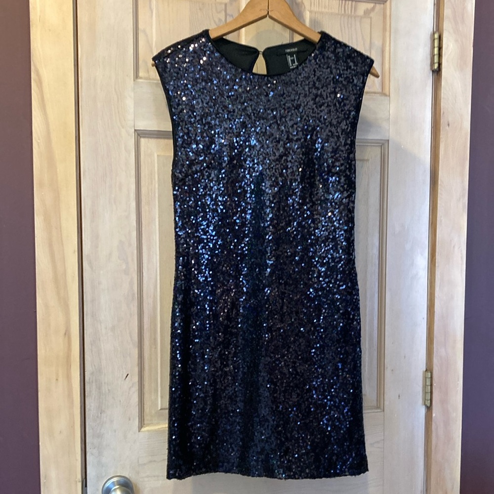 Sparkling Sequin Sleeveless Dress